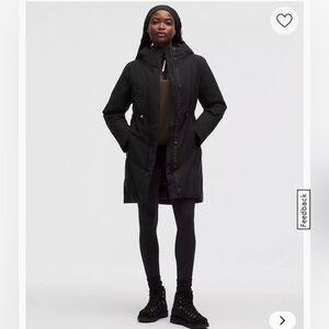 Lululemon Waterproof Insulated Cinch-Waist Parka